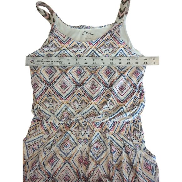 Art Class Girl’s Multi Color Aztec/Boho Romper Size Large - Picture 5 of 8